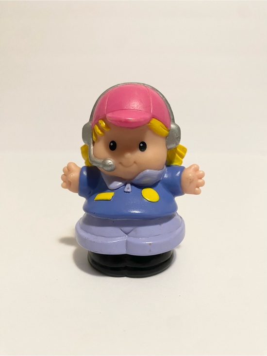 Fisher-Price Other - Fisher Price Little People Pilot Captain Airplane Girl Airport Toy 4/$20 🛑